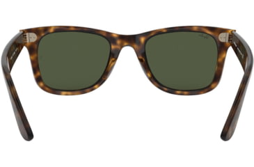 Image of Ray-Ban WAYFARER RB4340 Sunglasses 710-50 - Havana Frame, Green Lenses