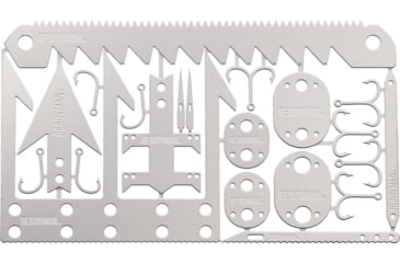 Image of ReadyMan Wilderness Survival Card, Measures 3 3/4 x 2 1/4, WILDERNESS SURVIVAL CARD 2.0