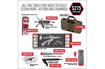 Image of Real Avid AR-15 Tactical Maintenance Kit In Tool Bag, AVARTMK