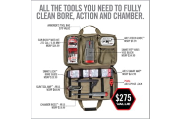 Image of Real Avid AR-15 Tactical Maintenance Kit In Tool Bag, AVARTMK