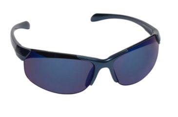 Image of Real Kids Shades Blade Sunglasses - Blue Shiny Metallic Frame 7-12 Years, Blue, 7-12 Years 712BLADEBLUE