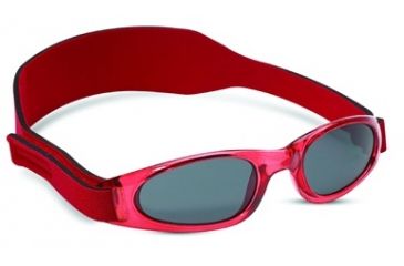Image of Real Kids Shades 2 - 5 Years My First Shades Boys Sunglasses - Red Shades w/ Adjustable Band 25BRED 