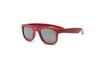 Image of Real Kids Shades Red Square Flex Fit Frame with Silver Mirror Lens 4+, Unisex 4SURRD
