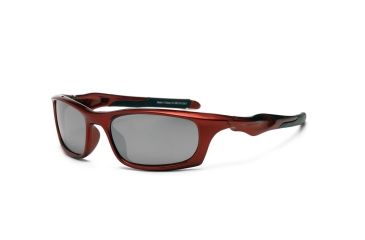 Image of Real Kids Shades Storm Sunglasses, Red Frame with Silver Mirror Lens, Young Adult 10STORED