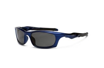 Image of Real Kids Shades Storm Sunglasses, Royal Frame with Polarized Smoke Lens, Young Adult 10STORYLP2