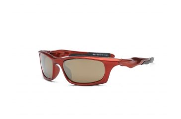 Image of Real Kids Shades Storm Sunglasses, Red Frame with Polarized Brown Lens, Youth 7STOREDP2