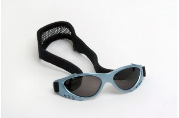 Image of Real Kids Shades Xtreme Sports Sunglasses 3-7 Years - Light Blue w/ Adjustable Band 37XTRSLTBLUE