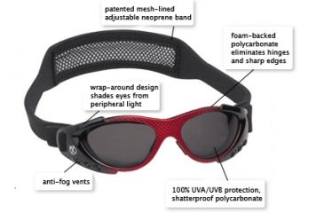 Image of Real Kids Xtreem Sports Kids Sunglasses - Features
