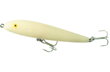 Image of Rebel Lures Rebel Jumpin Minnow Topwater Bait, 3 1/2in, 3/8 oz, Floating, Bone, T1000S