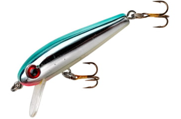 Image of Rebel Lures Rebel Lures Rebel Value Minnow Lure, Floating, Silver/Blue, 1-5/8in 5/64 oz, F4903V