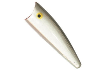 Image of Rebel Lures Rebel P60G1 Pop-R Topwater Bait, 2 1/2in, 1/4 oz, Floating, Silver/Black, P60G1