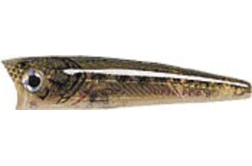 Image of Rebel Lures Rebel Super Pop-R Topwater Bait, 3 1/8in, 5/16oz, Floating, Baby Bass, P66ZBB-R