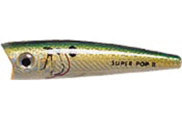 Image of Rebel Lures Rebel Super Pop-R Topwater Bait, 3 1/8in, 5/16oz, Floating, Sun Perch, P66ZGS-R