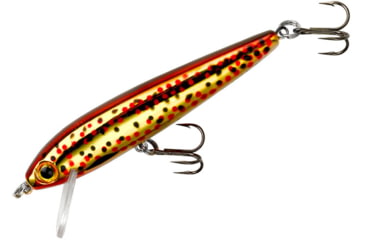 Image of Rebel Lures Rebel Tracdown Minnow 50, Slick Brown Trout, 2-1/2in 5/32 oz, TD50494