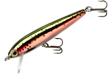 Image of Rebel Lures Rebel Tracdown Minnow 50, Slick Rainbow Trout, 2-1/2in 5/32 oz, TD50493