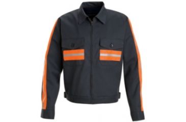 Image of Red Kap Enhanced Visibility Jacket, Men, JT30WM, LN44 JT30WMLN44