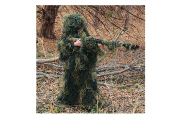 Image of Red Rock Outdoor Gear 5-Piece Ghillie Suit, Woodland, Youth Size 10-12, 70915YM