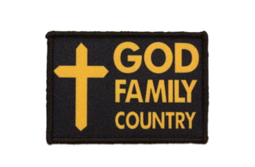 Image of Red Rock Outdoor Gear Morale Patch, God Family Country, 97-024