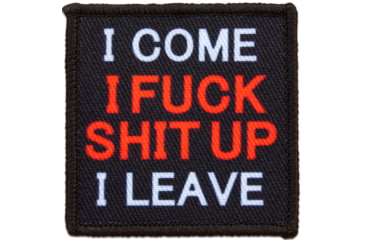 Image of Red Rock Outdoor Gear Morale Patch, I Come I F S Up I Leave, 97-033