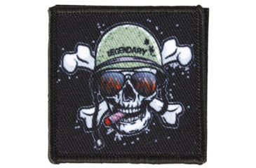 Image of Red Rock Outdoor Gear Morale Patch, Military Skull, 97-090