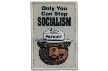 Image of Red Rock Outdoor Gear Morale Patch, Only You Can Stop Socialism, 97-034