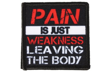 Image of Red Rock Outdoor Gear Morale Patch, Pain Is Just Weakness, 97-088