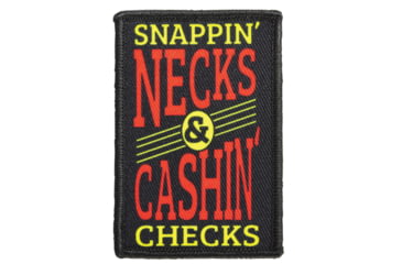Image of Red Rock Outdoor Gear Morale Patch, Snappin' Necks &amp; Cashin' Checks, 97-076