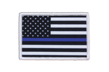 Image of Red Rock Outdoor Gear Morale Patch, Thin Blue Line Flag, 97-069