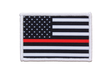 Image of Red Rock Outdoor Gear Morale Patch, Thin Red Line Flag, 97-070