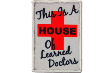 Image of Red Rock Outdoor Gear Morale Patch, This is a House of Learned Doctors, 97-064