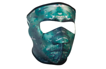 Image of Red Rock Outdoor Gear Neoprene Face Mask, Green/Black Camo, 70-2004-04