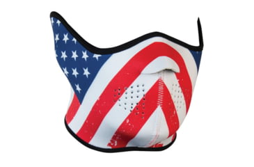 Image of Red Rock Outdoor Gear Neoprene Half-Face Mask, USA Flag, 70-2005-11