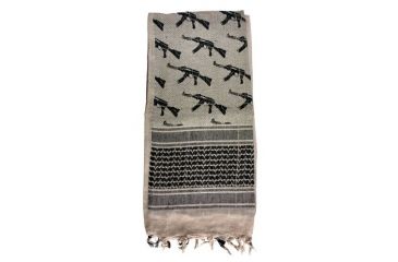 Image of Red Rock Outdoor Gear Shemagh Head Wrap, M16 Rifle Tan/Black, 70-26
