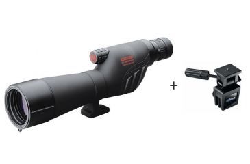 Image of Redfield Rampage 20-60x60mm Straight Spotting Scope Kit 67600 w/ Nikon Window Mount, Black 7070