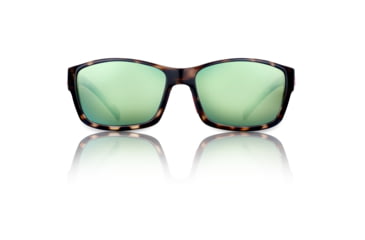 Image of Redfin Polarized Dock Tortoise Sunglasses, Dock Tortoise Frame, Seagrass Polarized Lens, One Size, 1202