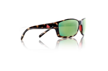 Image of Redfin Polarized Dock Tortoise Sunglasses, Dock Tortoise Frame, Seagrass Polarized Lens, One Size, 1202
