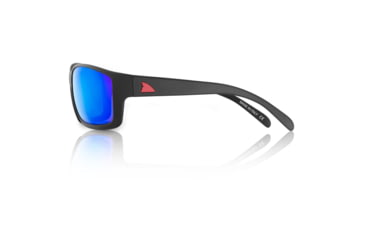 Image of Redfin Polarized Dock Tortoise Sunglasses, MBlack Frame, Coastal Blue Polarized Lens, One Size, 1201