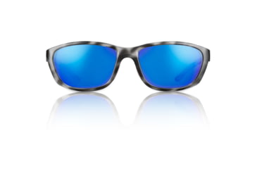 Image of Redfin Polarized Keewaydin Sunglasses, Black Tortoise Frame, Atlantic Blue Polarized Lens, One Size, 1901