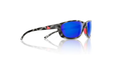 Image of Redfin Polarized Keewaydin Sunglasses, Black Tortoise Frame, Atlantic Blue Polarized Lens, One Size, 1901