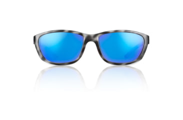 Image of Redfin Polarized Keewaydin Sunglasses, Black Tortoise Frame, Coastal Blue Polarized Lens, One Size, 1902