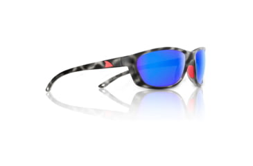 Image of Redfin Polarized Keewaydin Sunglasses, Black Tortoise Frame, Coastal Blue Polarized Lens, One Size, 1902