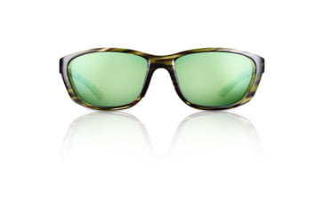 Image of Redfin Polarized Keewaydin Sunglasses, Driftwood Frame, Seagrass Polarized Lens, One Size, 1904