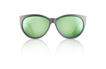 Image of Redfin Polarized Key Largo Sunglasses, Matte Gray Frame, Seagrass Polarized Lens, One Size, 2102