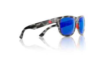 Image of Redfin Polarized Tybee Sunglasses, Black Tortoise Frame, Atlantic Blue Polarized Lens, One Size, 1103