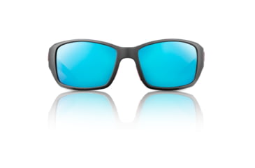 Image of Redfin Polarized Wassaw Sunglasses, MBlack Frame, Gulf Blue Polarized Lens, One Size, 1301