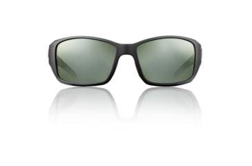 Image of Redfin Polarized Wassaw Sunglasses, MBlack Frame, Shallow Mirror Polarized Lens, One Size, 1303
