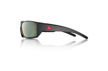 Image of Redfin Polarized Wassaw Sunglasses, MBlack Frame, Shallow Mirror Polarized Lens, One Size, 1303