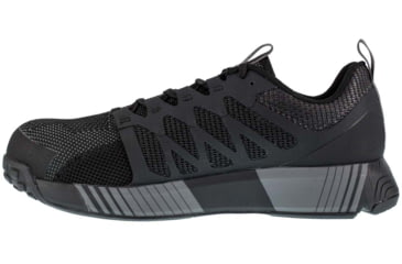 Image of Reebok Fusion Flexweave Athletic Work Shoe W/ Composite Toe - Black/gray - RB4310-W-030