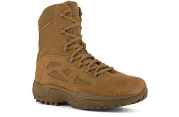 Image of Reebok Rapid Response RB 8 Inch Boot, Leather, Coyote Brown, 8.5, M RB8977-COYOTEBRN-8.5-M-M