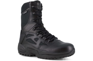 Image of Reebok Rapid Response RB 8in. Black Tactical Boot, 5.5 RB8877-BLK-5.5-MEN-M